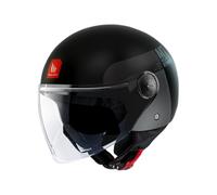 MT HELMETS Street S - Casco Moto Jet con Calota HIRP, Pantalla con Sistema MT-QVSS y Cierre Micrométrico | Homologado ECE 22.06 & DOT
