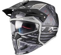 MT Helmets Streetfighter SV S - Casco Moto Integral Abierto con Visor Solar Retráctil, Estilo Streetfighter, Interior Lavable y Calota HIRP | Homologado ECE 22.06 & DOT