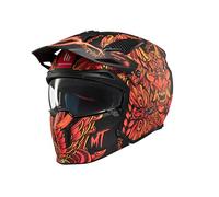 MT Helmets Streetfighter SV S - Casco Moto Integral Abierto con Visor Solar Retráctil, Estilo Streetfighter, Interior Lavable y Calota HIRP | Homologado ECE 22.06 & DOT