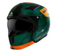 MT HELMETS Streetfighter SV S - Casco Moto Integral Abierto con Visor Solar Retráctil, Estilo Streetfighter, Interior Lavable y Calota HIRP | Homologado ECE 22.06 & DOT