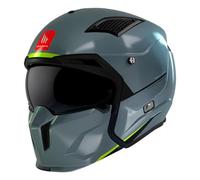 MT HELMETS Streetfighter SV S - Casco Moto Integral Abierto con Visor Solar Retráctil, Estilo Streetfighter, Interior Lavable y Calota HIRP | Homologado ECE 22.06 & DOT