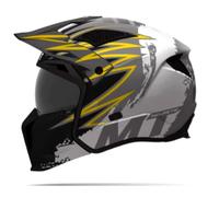 MT Helmets Streetfighter SV S - Casco Moto Integral Abierto con Visor Solar Retráctil, Estilo Streetfighter, Interior Lavable y Calota HIRP | Homologado ECE 22.06 & DOT