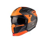 MT Helmets Streetfighter SV S - Casco Moto Integral Abierto con Visor Solar Retráctil, Estilo Streetfighter, Interior Lavable y Calota HIRP | Homologado ECE 22.06 & DOT