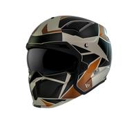 MT HELMETS Streetfighter SV S - Casco Moto Integral Abierto con Visor Solar Retráctil, Estilo Streetfighter, Interior Lavable y Calota HIRP | Homologado ECE 22.06 & DOT