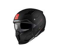 MT Helmets Streetfighter SV S - Casco Moto Integral Abierto con Visor Solar Retráctil, Estilo Streetfighter, Interior Lavable y Calota HIRP | Homologado ECE 22.06 & DOT