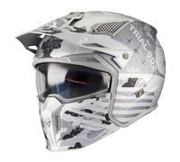 MT Helmets Streetfighter SV S - Casco Moto Integral Abierto con Visor Solar Retráctil, Estilo Streetfighter, Interior Lavable y Calota HIRP | Homologado ECE 22.06 & DOT