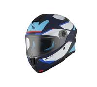 MT HELMETS Targo S - Casco Moto Integral con Visor Solar Full Vision, Pantalla Compatible con Pinlock, Interior Lavable y Cierre Micrométrico | Calota HIRP | Homologado ECE 22.06 & DOT