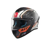 MT Helmets Targo S - Casco Moto Integral con Visor Solar Full Vision, Pantalla Compatible con Pinlock, Interior Lavable y Cierre Micrométrico | Calota HIRP | Homologado ECE 22.06 & DOT
