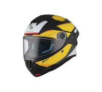 MT HELMETS Targo S - Casco Moto Integral con Visor Solar Full Vision, Pantalla Compatible con Pinlock, Interior Lavable y Cierre Micrométrico | Calota HIRP | Homologado ECE 22.06 & DOT