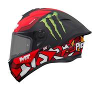 MT Helmets Casco moto integral Targo S – Visor Solar, Homologado ECE 22.06 – Piqueras B5 Brillo