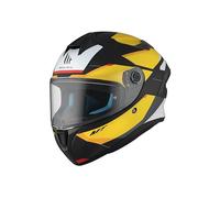 MT HELMETS Targo S - Casco Moto Integral con Visor Solar Full Vision, Pantalla Compatible con Pinlock, Interior Lavable y Cierre Micrométrico | Calota HIRP | Homologado ECE 22.06 & DOT