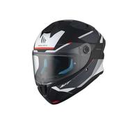 MT HELMETS Targo S - Casco Moto Integral con Visor Solar Full Vision, Pantalla Compatible con Pinlock, Interior Lavable y Cierre Micrométrico | Calota HIRP | Homologado ECE 22.06 & DOT