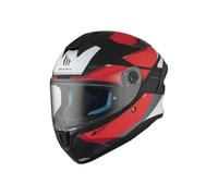 MT HELMETS Targo S - Casco Moto Integral con Visor Solar Full Vision, Pantalla Compatible con Pinlock, Interior Lavable y Cierre Micrométrico | Calota HIRP | Homologado ECE 22.06 & DOT