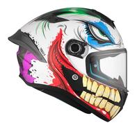 MT Helmets Targo S Joke - Casco de Moto Integral Joker Homologado 22.06 (M)
