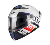 MT Helmets Thunder 4 SV - Casco Moto Integral con Visor Solar Full Vision, Pantalla Antivaho Compatible con Pinlock, Interior Lavable y Calota HIRP | Homologado ECE 22.06 & DOT