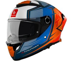 MT Helmets Thunder 4 SV - Casco Moto Integral con Visor Solar Full Vision, Pantalla Antivaho Compatible con Pinlock, Interior Lavable y Calota HIRP | Homologado ECE 22.06 & DOT