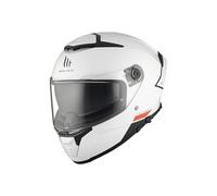 MT Thunder 4 SV casco de cara completa blanco brillante sólido