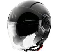 MT Helmets Viale SV S - Casco Moto Jet Urbano con Visor Solar Retráctil, Interior Lavable, Pantalla Larga y Calota HIRP | Homologado ECE 22.06 & Dot
