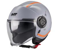 MT Helmets Viale SV S - Casco Moto Jet Urbano con Visor Solar Retráctil, Interior Lavable, Pantalla Larga y Calota HIRP | Homologado ECE 22.06 & DOT