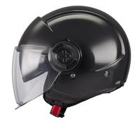 MT Helmets Viale SV S - Casco Moto Jet Urbano con Visor Solar Retráctil, Interior Lavable, Pantalla Larga y Calota HIRP | Homologado ECE 22.06 & DOT