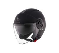 MT HELMETS Viale SV S - Casco Moto Jet Urbano con Visor Solar Retráctil, Interior Lavable, Pantalla Larga y Calota HIRP | Homologado ECE 22.06 & DOT
