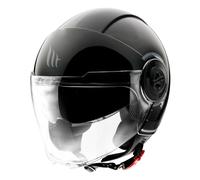 MT HELMETS Viale SV S - Casco Moto Jet Urbano con Visor Solar Retráctil, Interior Lavable, Pantalla Larga y Calota HIRP | Homologado ECE 22.06 & DOT