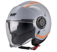 MT HELMETS Viale SV S - Casco Moto Jet Urbano con Visor Solar Retráctil, Interior Lavable, Pantalla Larga y Calota HIRP | Homologado ECE 22.06 & DOT