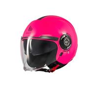 MT Helmets Viale SV S - Casco Moto Jet Urbano con Visor Solar Retráctil, Interior Lavable, Pantalla Larga y Calota HIRP | Homologado ECE 22.06 & DOT