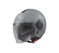 MT HELMETS Viale SV S - Casco Moto Jet Urbano con Visor Solar Retráctil, Interior Lavable, Pantalla Larga y Calota HIRP | Homologado ECE 22.06 & DOT