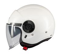 MT Helmets Viale SV S - Casco Moto Jet Urbano con Visor Solar Retráctil, Interior Lavable, Pantalla Larga y Calota HIRP | Homologado ECE 22.06 & DOT