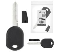 MT-KEY Llave de encendido para coche FO38R + ID63 80 BIT transpondedor compatible con Ford Escape II 05-12 Eer IV 08-12 F-250 04-11 Five Hundred 05-07 Flex 08-12 Freestar 04-07 Freestyle D219 05-07