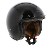 MT Le Mans II SV S Casco sólido negro brillante