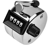 MT MALATEC Contador manual Clicker de 4 dígitos, contador de percusión, contador de filas, contador redondo, deportivo, escuela, coaching 23454