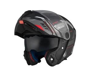 MT Motorcycle Helmet Modular Flip Front - Atom 2 - Bast D5 Matt