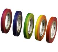 MT Rainbow Slim 6 mm x 10 m rollos de cinta adhesiva Set, 7 rollo Set