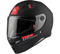 MT REVENGE 2 S SOLID A1 casco integral de moto negro mate L