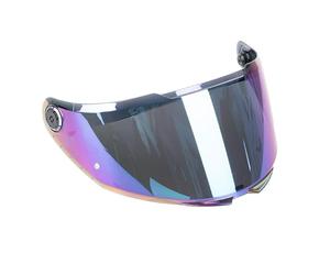 MT Stinger 2.0, Braker - Visera para casco de motocicleta, humo oscuro, iridio, dorado, espejo, opciones transparentes (morado)