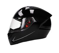 MT Stinger Casco integral negro mate, casco de scooter/moto, casco abatible de 2 mm Vizier resistente a los arañazos, incluye bolsillos para altavoces integrados y gorro gratis (negro, L)