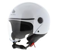 Casco jet mt street uni blanco brillante xs (ece 22.06)