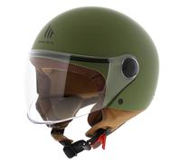 Casco OF501 Street Solid S A6 Verde Mate MT Helmets