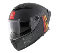MT Thunder 4 SV casco completo Mil gris mate