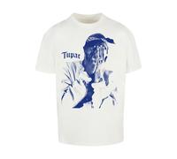 MT Upscale Camiseta '2Pac Me Against The World' crema / azul real, Talla S