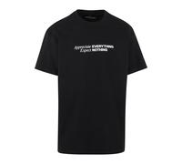 MT Upscale Camiseta 'Appreciate Expect' negro / blanco S negro / blanco