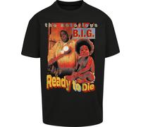 MT Upscale Camiseta Biggie Ready To Die Oversize Tee Negro S