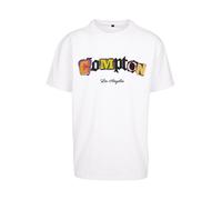 MT Upscale Camiseta chocolate / amarillo / negro / blanco, Talla XL