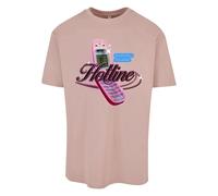 MT Upscale Camiseta 'Hotline' piel / azul / gris / rosa XL piel / azul / gris / rosa