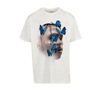 MT Upscale Camiseta 'Le Papillon' azul oscuro / taupe / negro / blanco M azul oscuro / taupe / negro / blanco