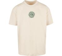 Mister Tee Camiseta 'New Order' beige / gris humo / verde oscuro / naranja L beige / gris humo / verde oscuro / naranja