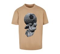 MT Upscale Camiseta 'Play God' beige / gris / negro XXL beige / gris / negro