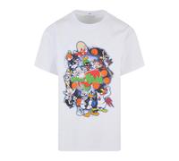 Mister Tee Mt3123-Space Jam Teamwork Oversize tee Camiseta, Blanco, L Hombres